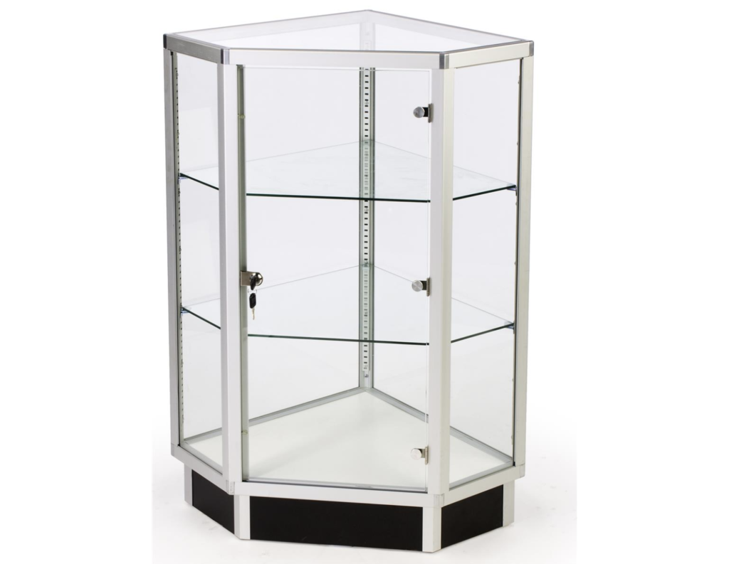 42" Corner Display Case Exhibits & Events